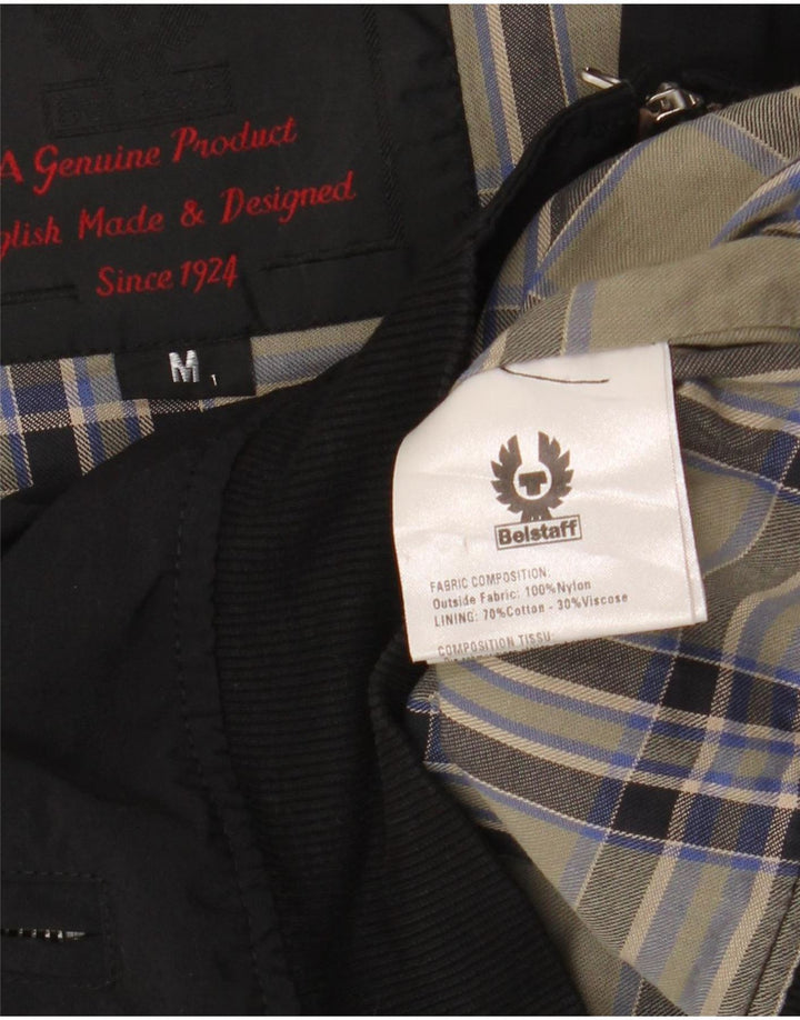 Женский бомбер Belstaff UK 14, средний черный, нейлон