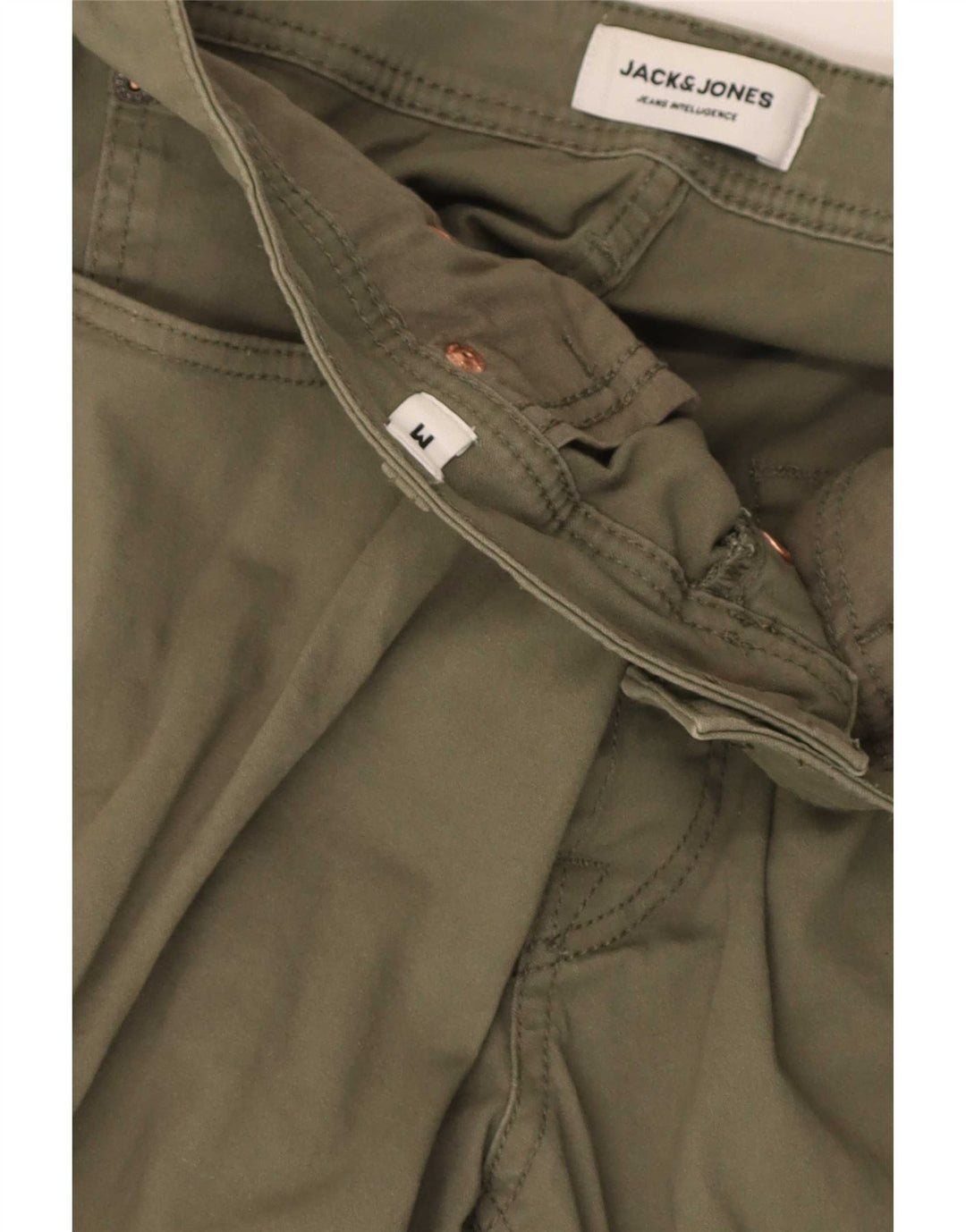 Мужские повседневные шорты Jack & Jones Medium W34, хаки, хлопок