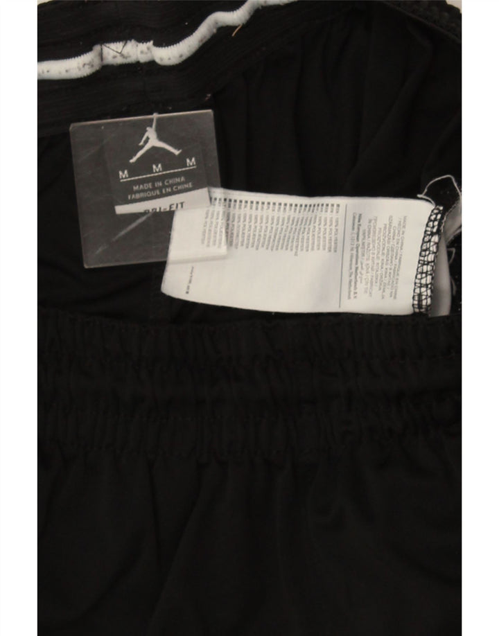 Мужские спортивные шорты Jordan Dri Fit, средний черный, полиэстер с цветными блоками
