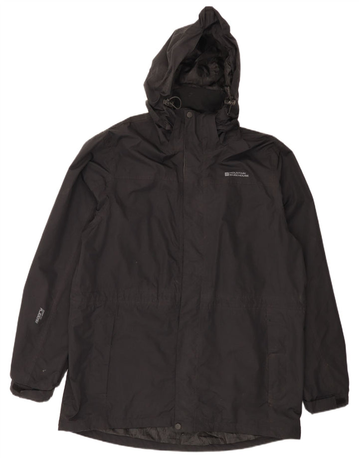 Мужской плащ с капюшоном Mountain Warehouse UK 40, большой черный нейлон