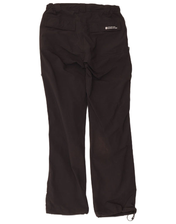 Женские прямые брюки-карго Mountain Warehouse UK 10, маленькие W28 L35, черные