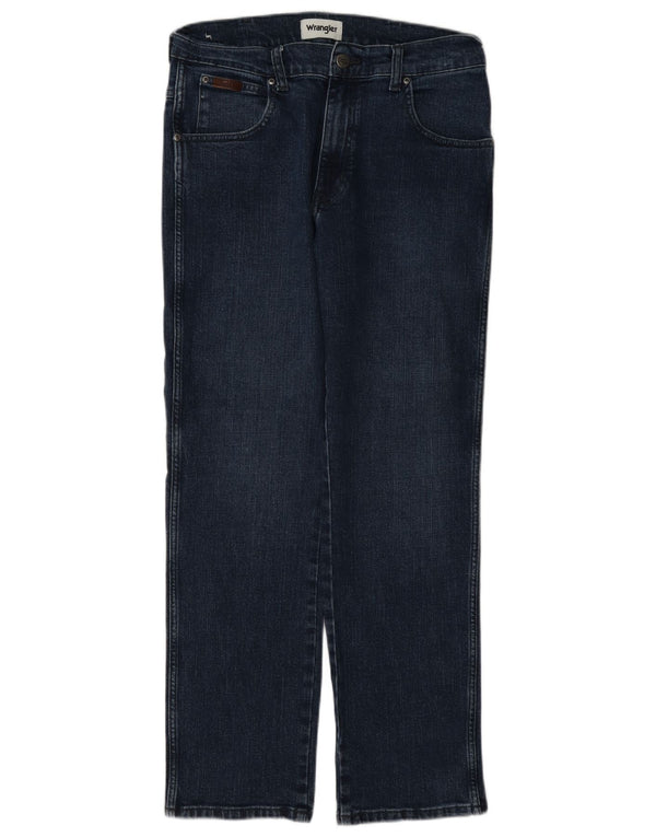 Мужские прямые джинсы Wrangler Texas W32 L30 темно-синие, хлопок