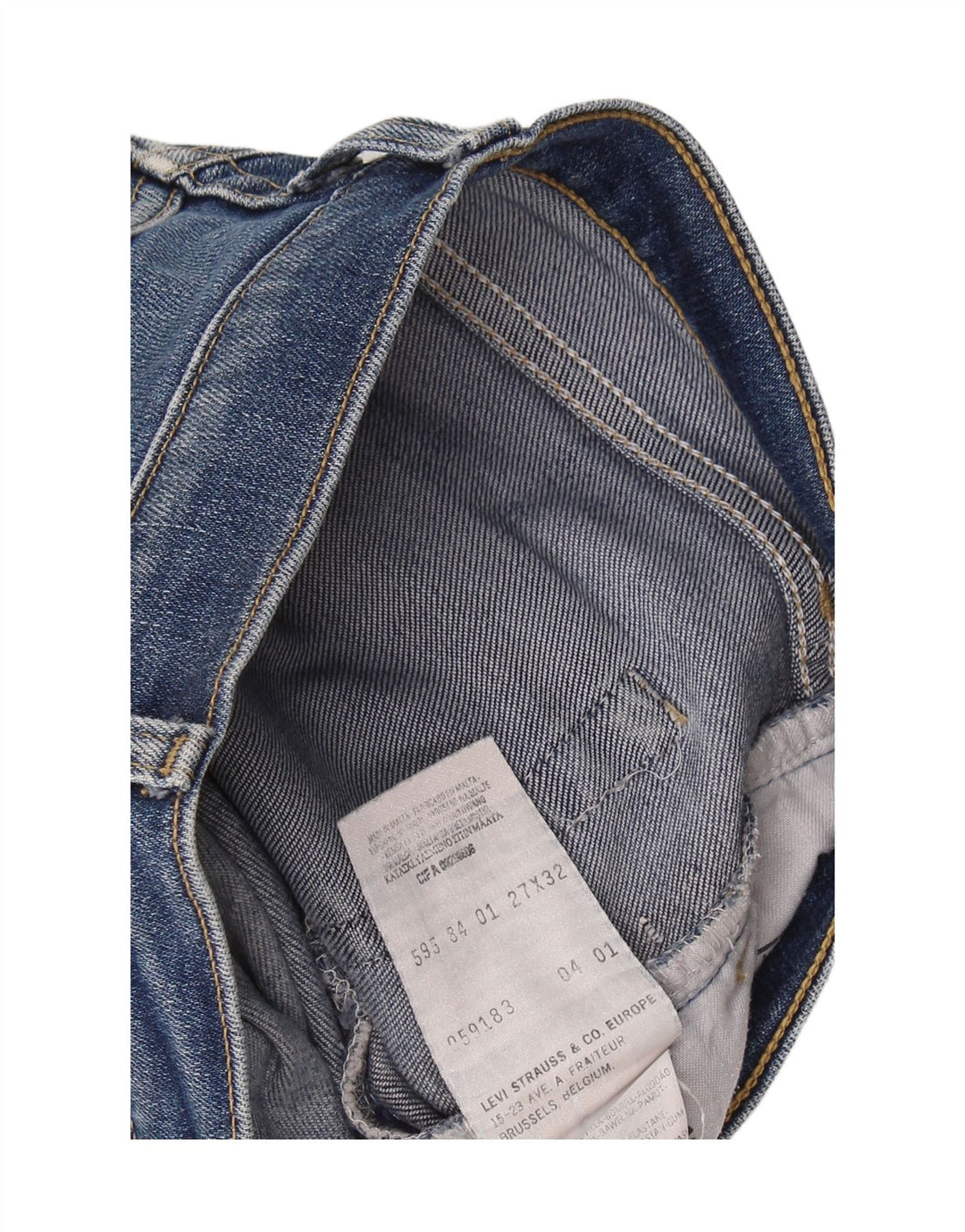 LEVI'S Womens Denim Shorts W27 Small Blue Cotton