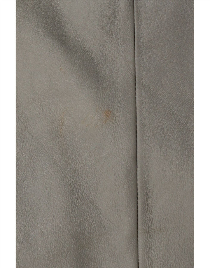 Винтажная женская юбка-карандаш W28 среднего серого цвета