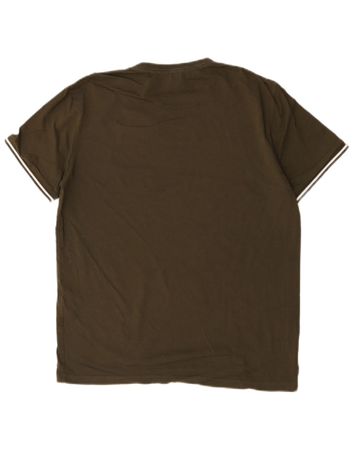 Мужская футболка Reiss Top Medium Khaki Cotton