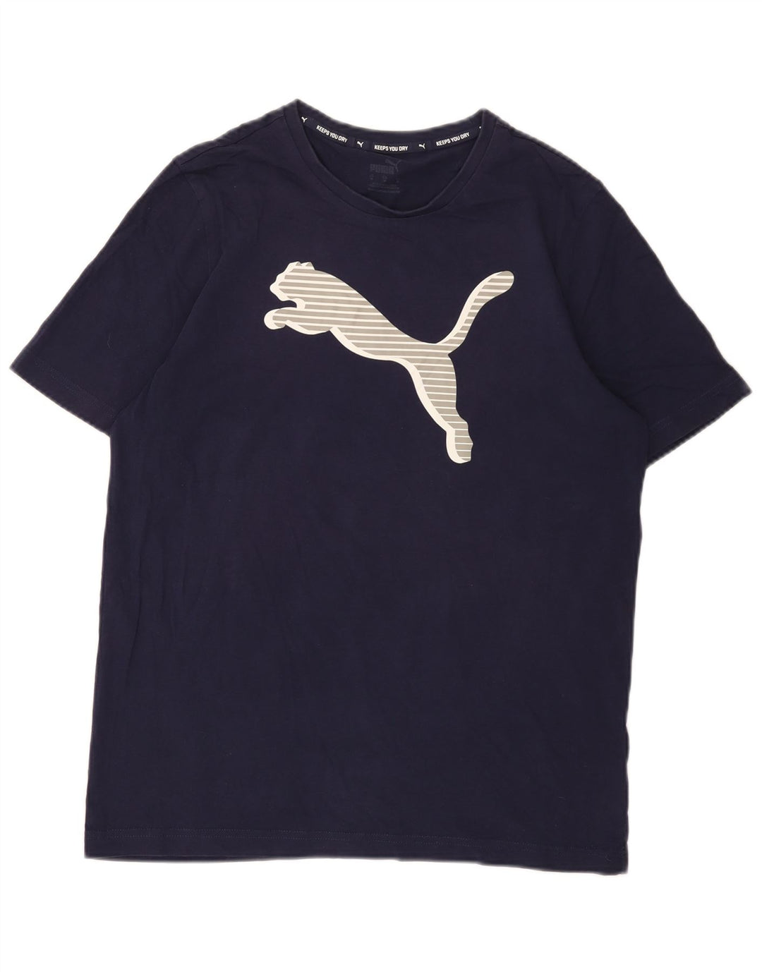 Мужская футболка с рисунком Puma, средний темно-синий