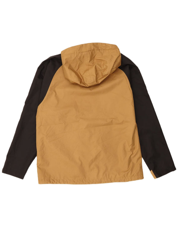 Мужская ветровка с капюшоном The North Face UK 40, большая бежевая с цветными блоками