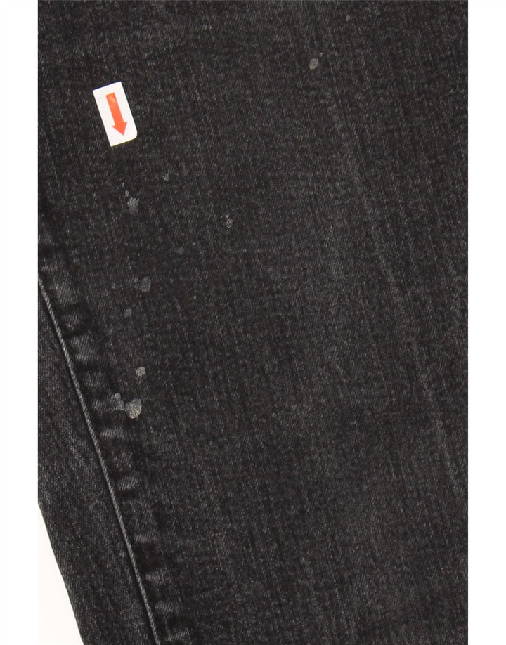 TRUSSARDI Женские прямые джинсы W28 L32 Серые хлопковые