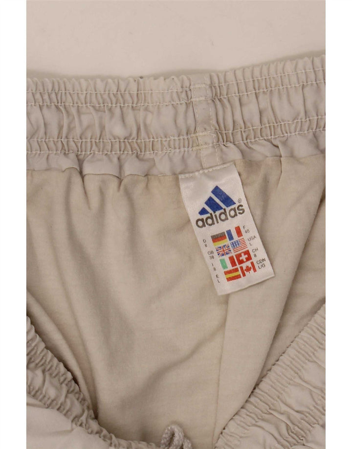 Мужские спортивные шорты Adidas XL из белого полиэстера