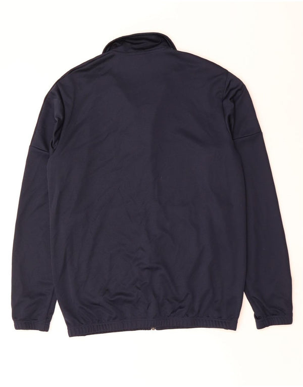 Мужской спортивный костюм ADIDAS, верхняя куртка, большой темно-синий полиэстер