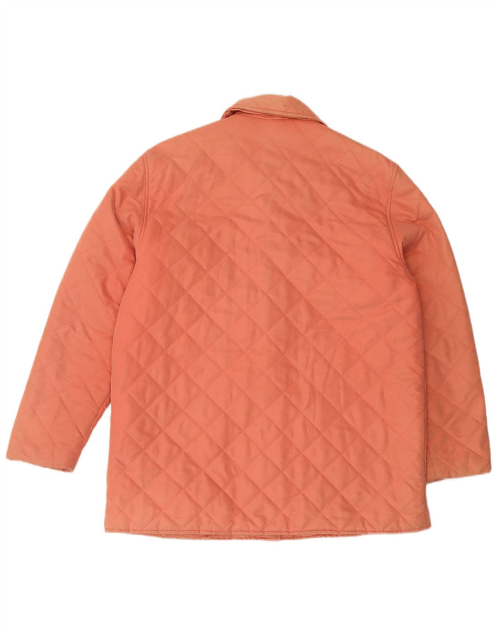 Женская стеганая куртка ORVIS UK 16, большой розовый полиэстер