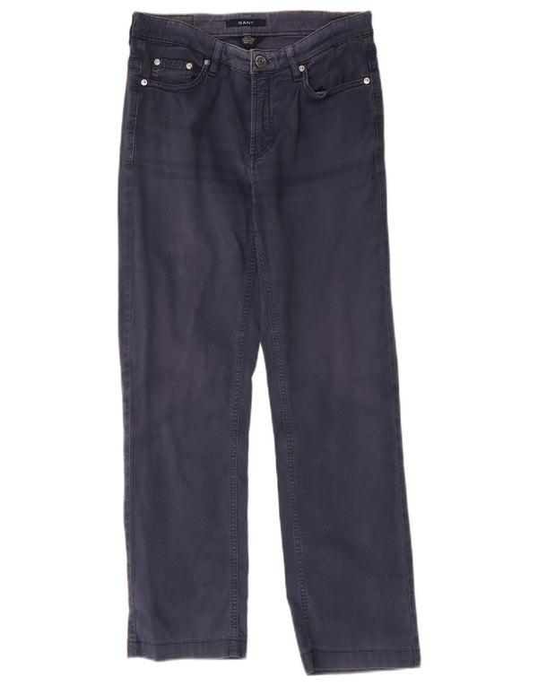 Женские повседневные брюки стандартного кроя Gant Bootcut W28 L27, темно-синие, хлопковые
