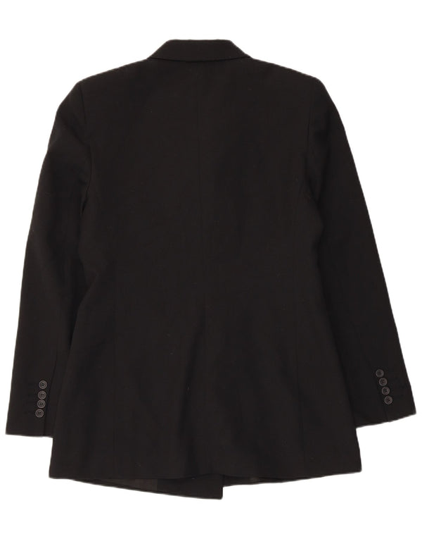 SPORTSTAFF Womens Double Breasted Blazer Jacket IT 46 Large Black