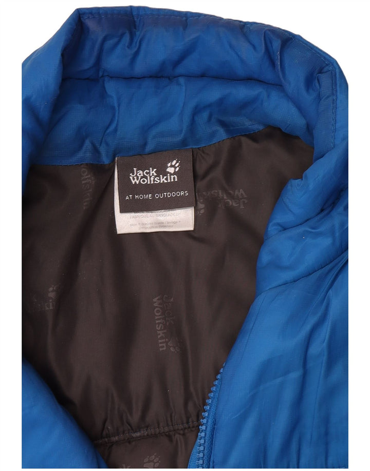 Мужская стеганая куртка Jack Wolfskin UK 36/38, маленький синий полиэстер