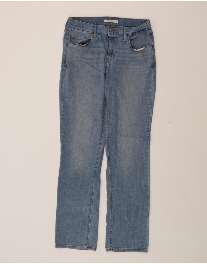 LEVI'S Womens 505 Straight Jeans US 6 Medium W28 L31 Blue Cotton Vintage Levi's and Second-Hand Levi's from Messina Hembry 