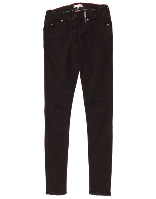 Джинсы Tommy Hilfiger Slim для мальчиков 13-14 лет W28 L30, черный хлопок