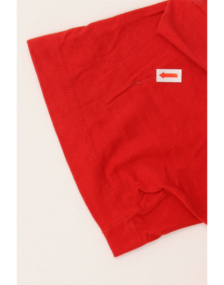 NIKE Womens Graphic T-Shirt Top UK 39/41 Medium Red Cotton Vintage Nike and Second-Hand Nike from Messina Hembry 