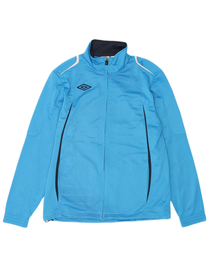 Мужская спортивная куртка Umbro, большая синяя цветная блокировка