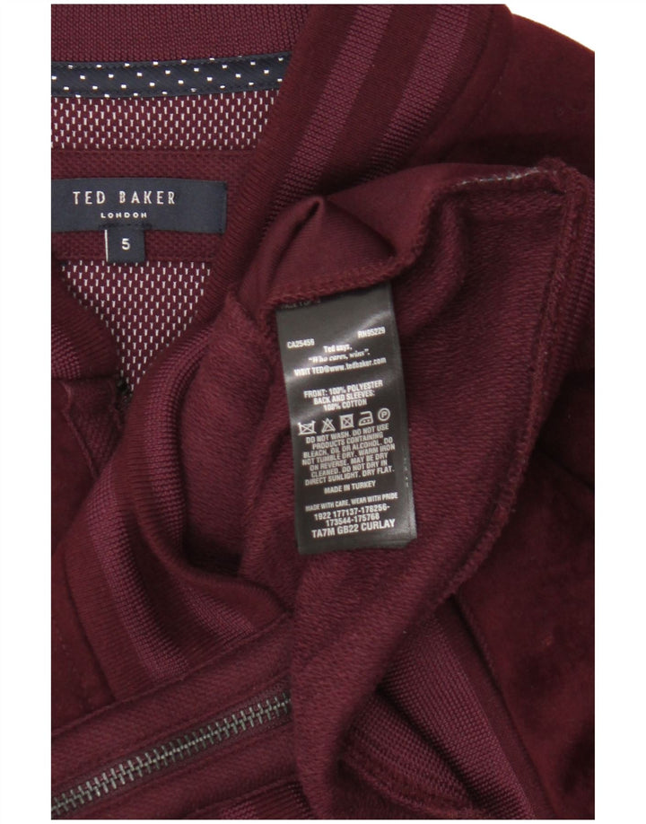 Женский спортивный костюм Ted Baker, верхняя куртка, размер 5 XL, бордовый полиэстер