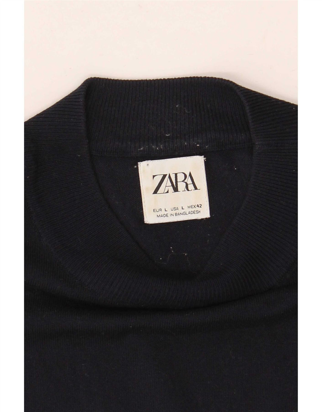 Мужская футболка Zara, большая, темно-синяя