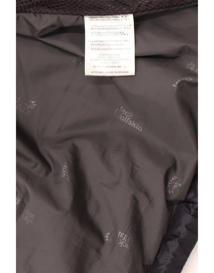 Мужская стеганая куртка Jack Wolfskin UK 40/42, большой черный полиэстер