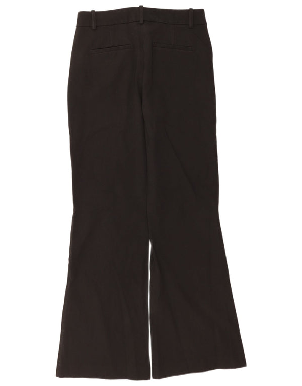 Женские повседневные брюки-клеш Reiss UK 10, маленькие W30 L32, черный полиэстер