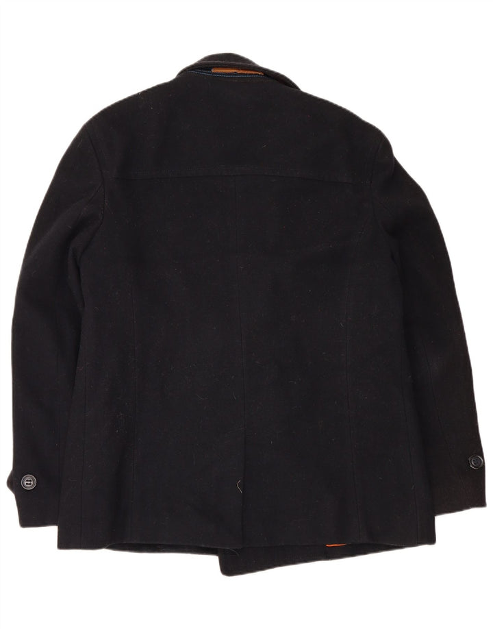 Superdry Мужское полупальто UK 44 2XL, черная шерсть