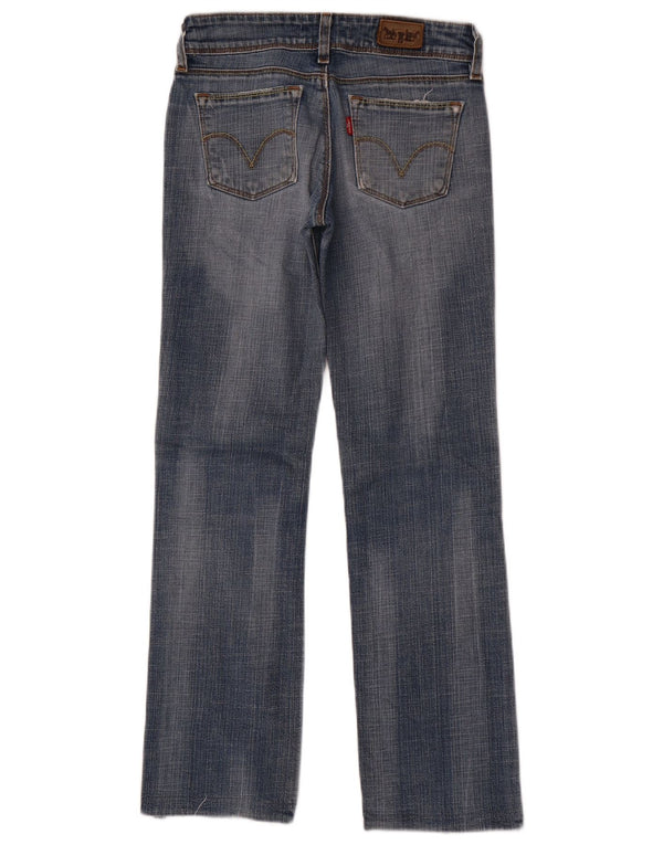 Женские прямые джинсы Levi's 570 W27 L29 синие, хлопок
