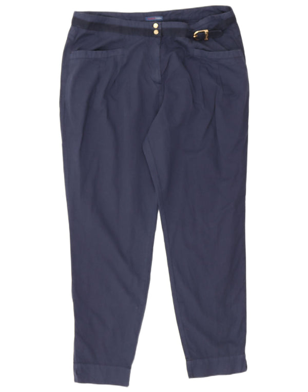 Trussardi Женские узкие повседневные брюки IT 48 XL W34 L27 Темно-синие хлопковые