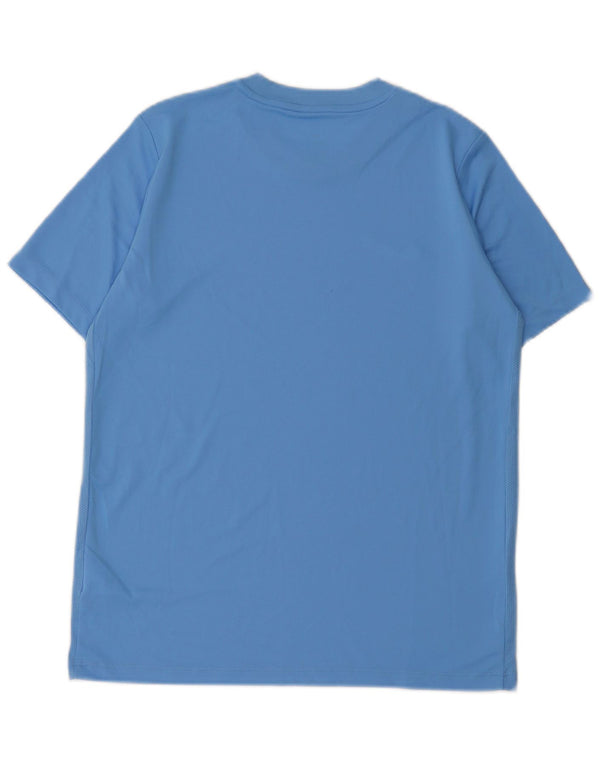 Футболка Nike Dri Fit для мальчиков, топ 13–14 лет, XL, синий полиэстер