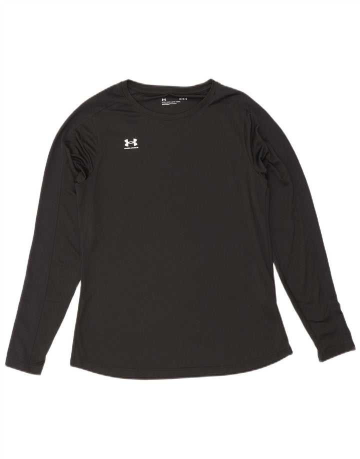 Мужской топ Under Armour с длинным рукавом, большой черный полиэстер