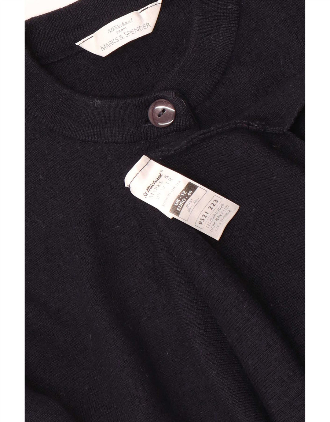 Женский кардиган Marks & Spencer St. Michael UK 12, средний темно-синий