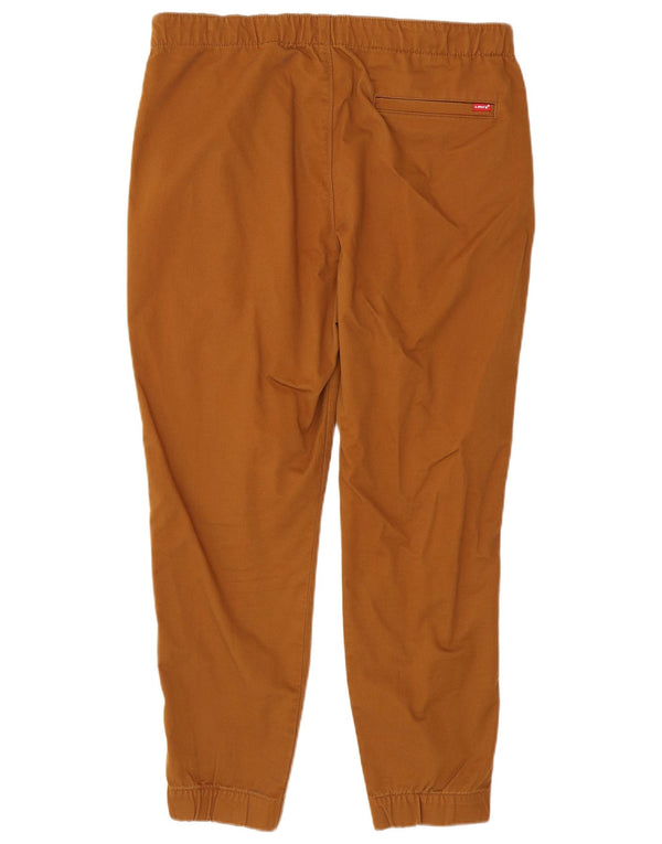 Мужские брюки-чиносы Levi's для джоггеров, большие W36 L28, коричневые, хлопковые