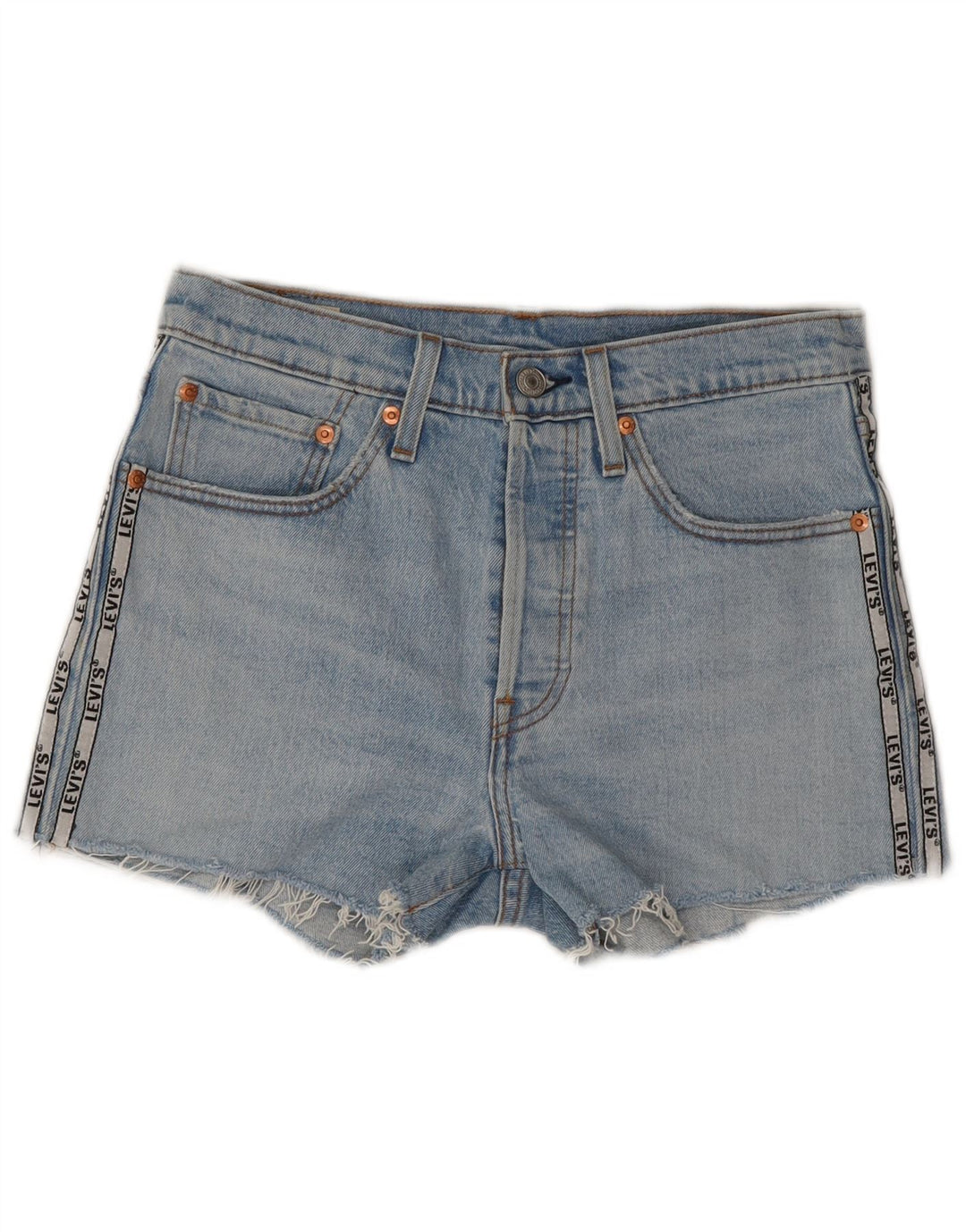 Джинсовые шорты LEVI'S Women 501 W28 Medium Blue