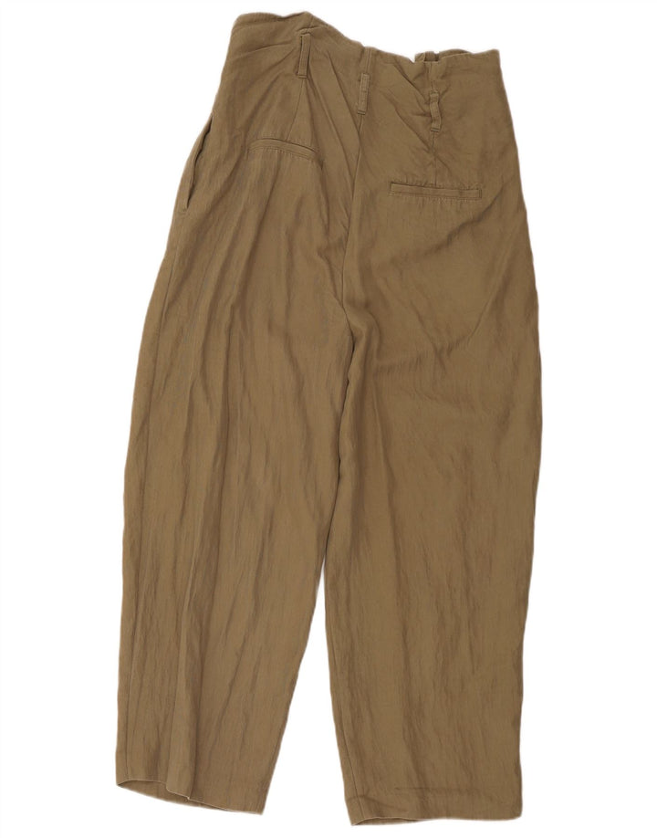 Женские брюки-шаровары Zara Medium W28 L22 хаки из лиоцелла