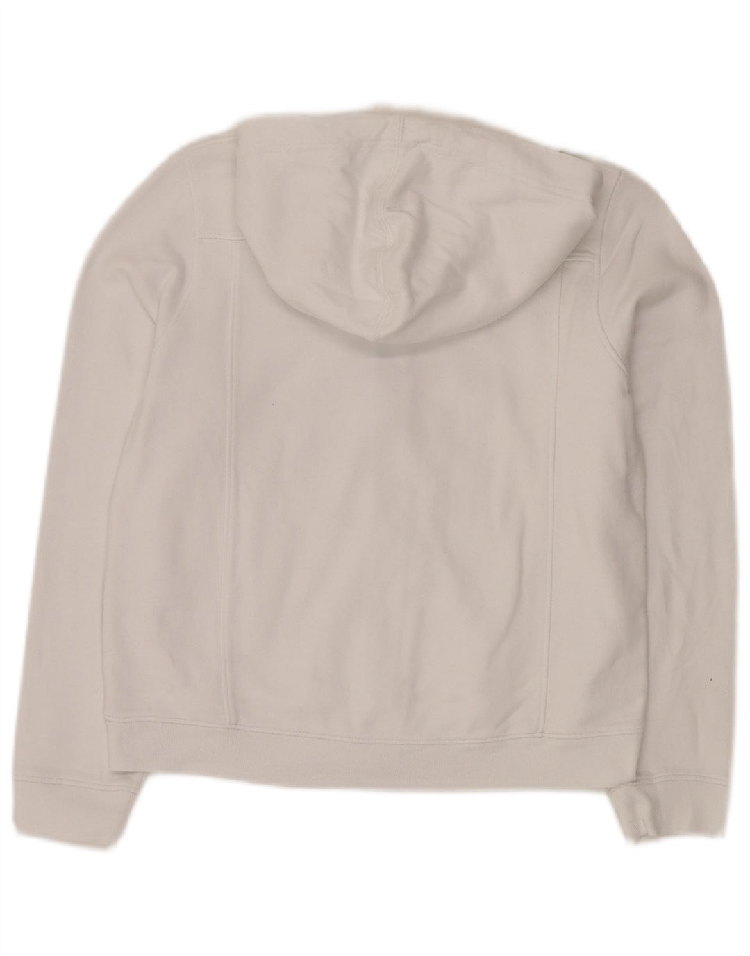 CALVIN KLEIN JEANS Женский свитер с капюшоном на молнии с графическим рисунком UK 10, маленький белый