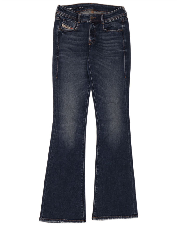 Женские расклешенные джинсы Diesel W26 L32, синий хлопок