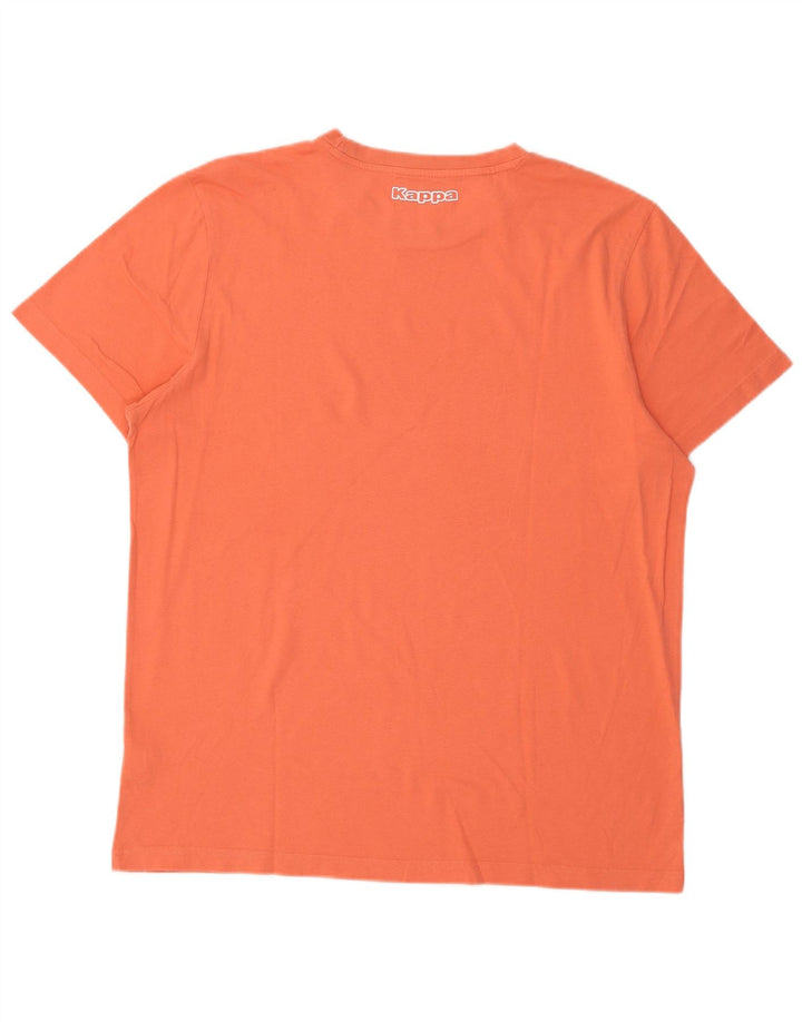 Kappa Мужская футболка Top 2XL Красный Хлопок