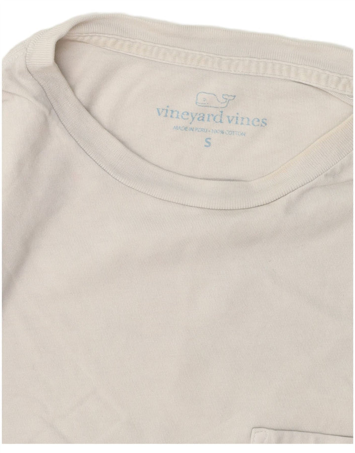 VINEYARD VINES Мужская футболка с рисунком, маленький белый хлопковый топ