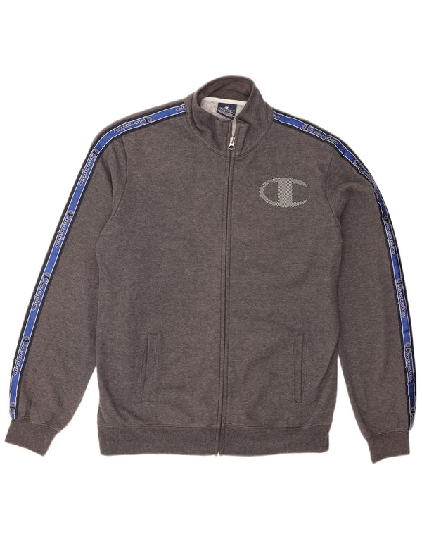 Спортивный костюм Champion для мальчиков с графическим рисунком, верхняя куртка, 15–16 лет, 2XL, серый хлопок