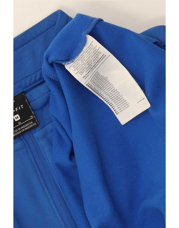 Мужской свитер с воротником на молнии Nike Inter Milan, средний синий полиэстер