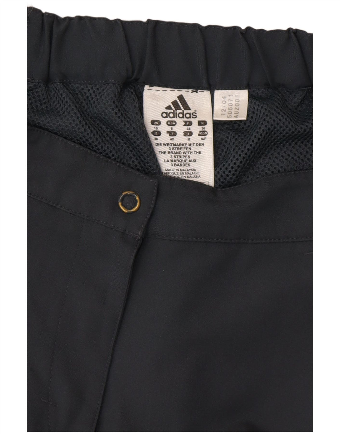 Женские прямые капри ADIDAS UK 10, маленькие W30 L19, серый полиэстер