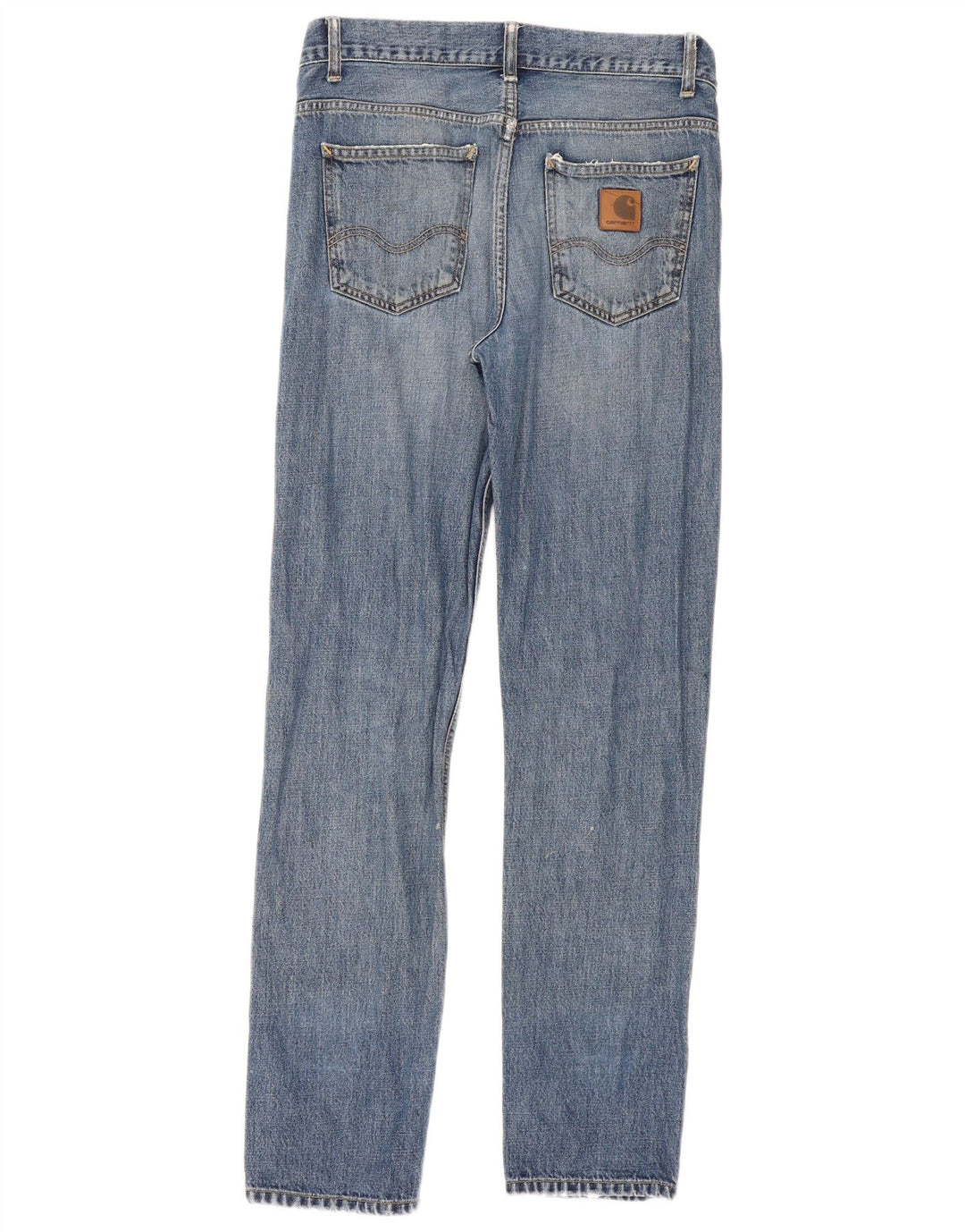 Женские узкие джинсы Carhartt Texas с потертостями W30 L32, синий хлопок