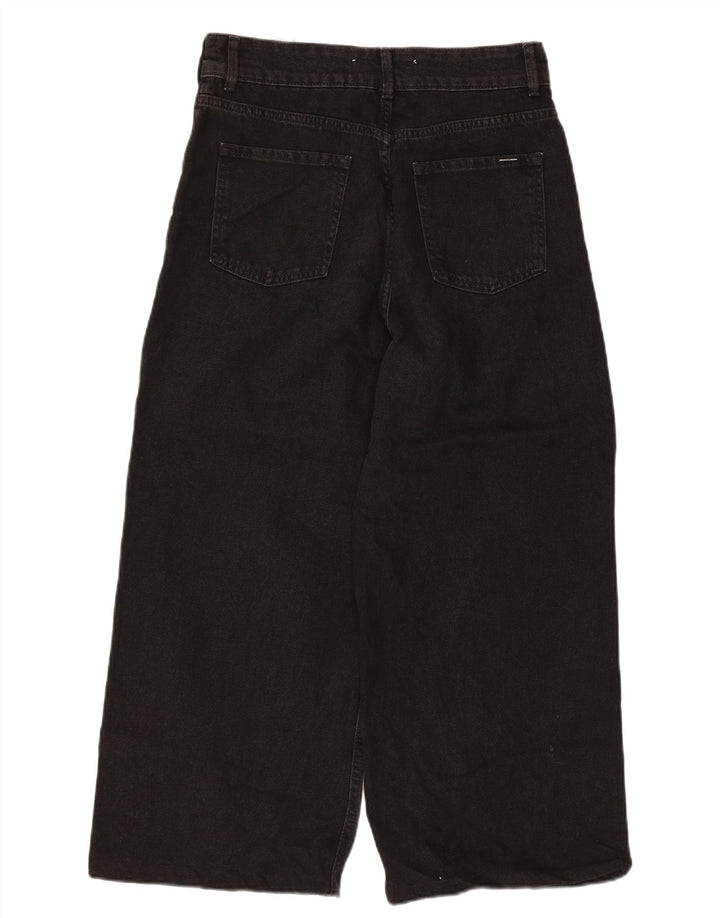 Женские джинсы-капри Zara EU 40 Medium W30 L23, черный хлопок