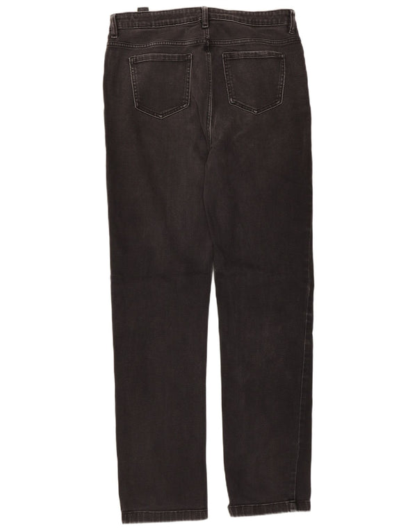Женские прямые джинсы Marks & Spencer UK 14, большие W32 L31, черный хлопок