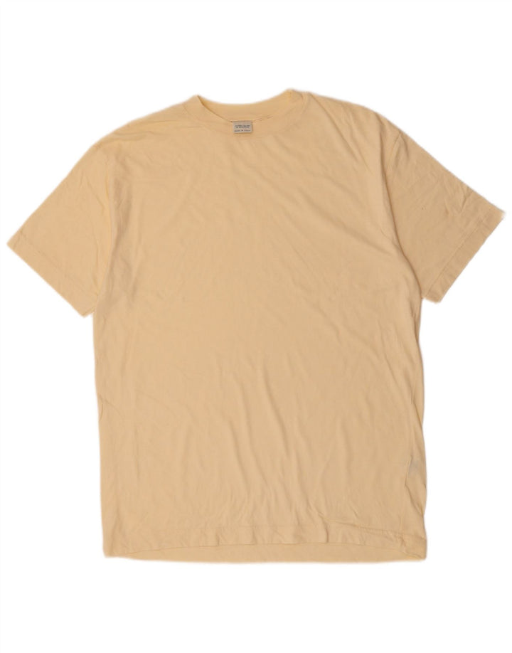 Мужская футболка BENETTON Top Medium Бежевый Хлопок