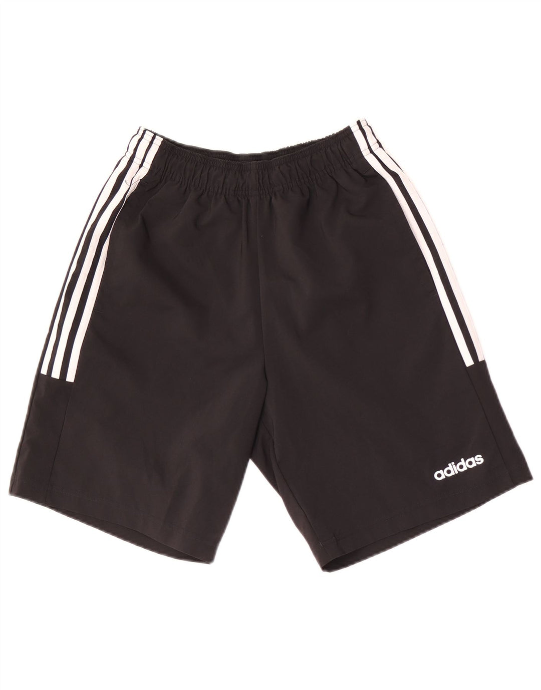 Мужские спортивные шорты Adidas, маленькие черные из полиэстера