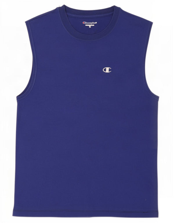 Champion Mens Vest Top Medium Blue