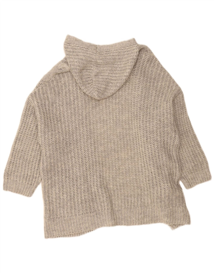 Женский открытый кардиган с капюшоном Marks & Spencer UK 14, средний серый