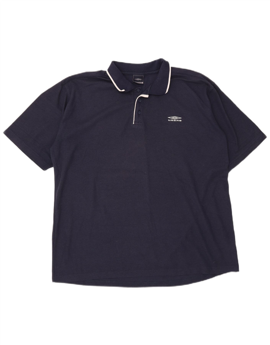 Мужская рубашка-поло Umbro 2XL темно-синяя, полиэстер